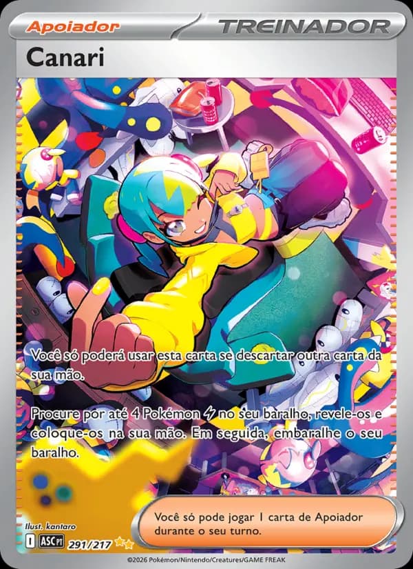 Canari, carta 291 de Heróis Excelsos