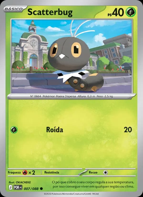 Scatterbug, carta 007 de Equilíbrio Perfeito