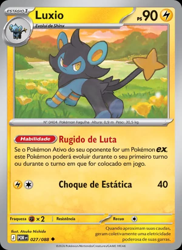 Luxio, carta 027 de Equilíbrio Perfeito