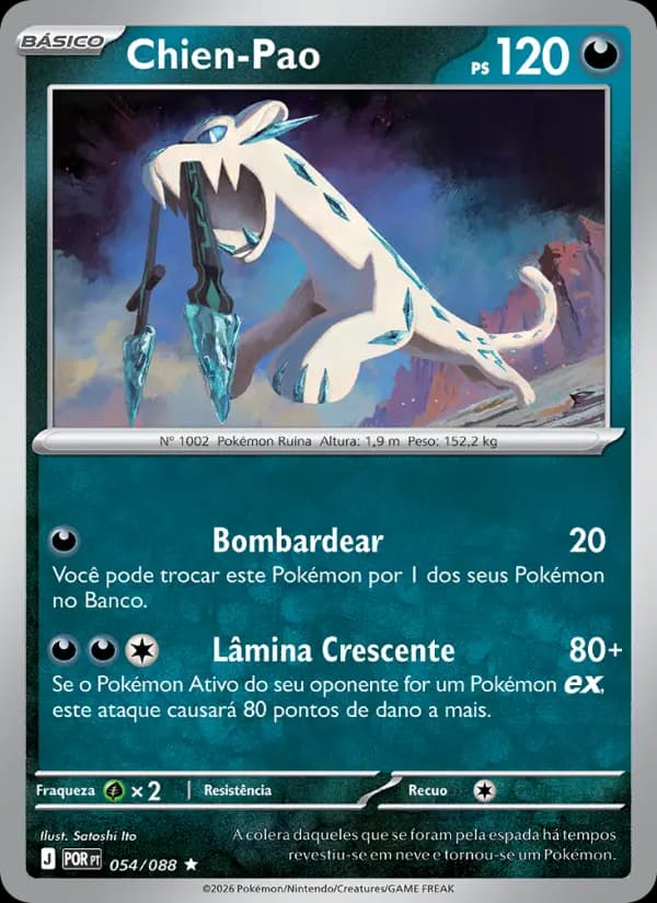 Chien-Pao, carta 054 de Equilíbrio Perfeito