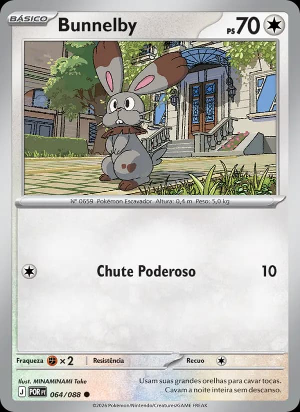 Bunnelby, carta 064 de Equilíbrio Perfeito