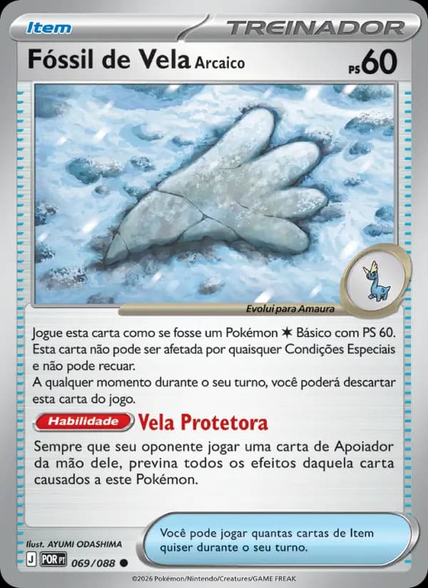 Fóssil de Vela Arcaico, carta 069 de Equilíbrio Perfeito