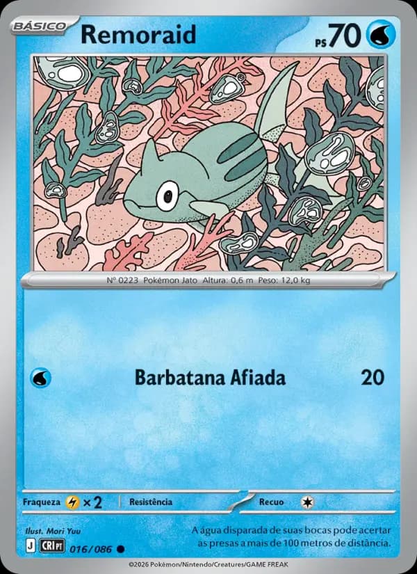 Remoraid, carta 016 de Caos Ascendente