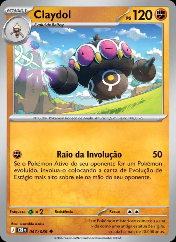 Claydol, carta 047 de Caos Ascendente