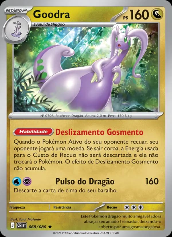 Goodra, carta 068 de Caos Ascendente