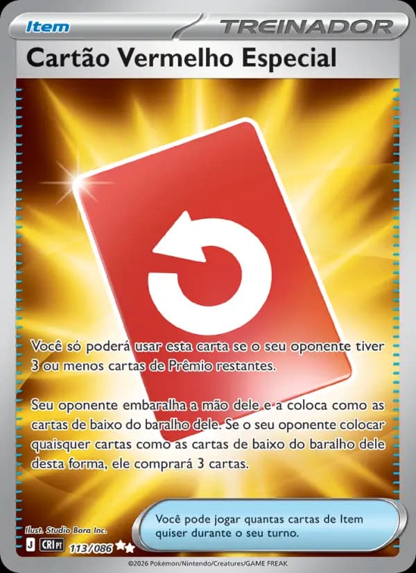 Cartão Vermelho Especial, carta 113 de Caos Ascendente