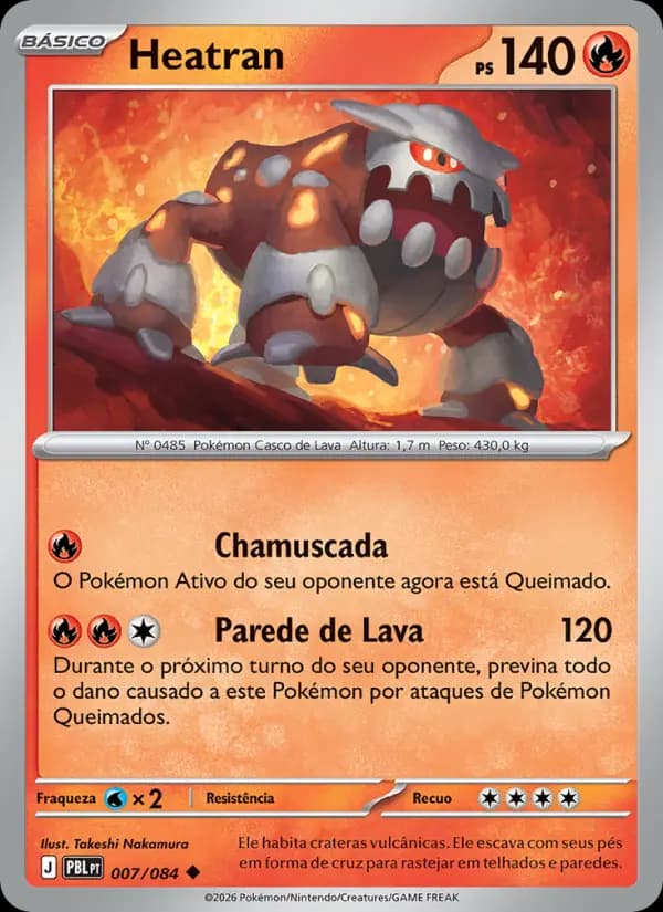 Heatran, carta 007 de Escuridão Absoluta