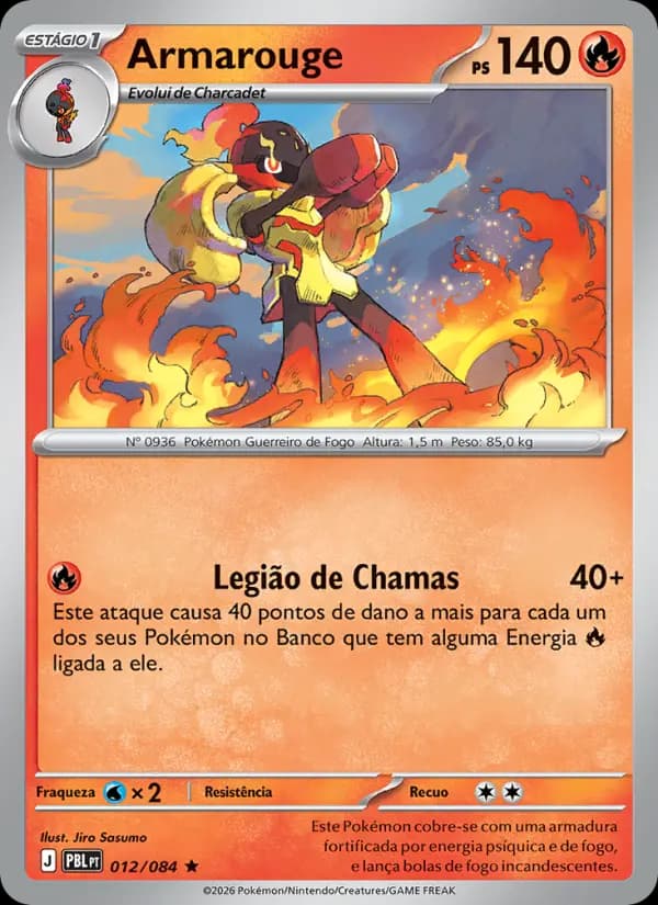 Armarouge, carta 012 de Escuridão Absoluta