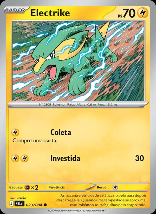 Electrike, carta 023 de Escuridão Absoluta