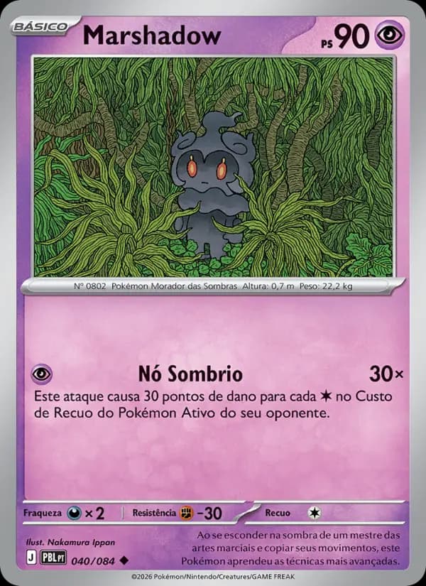 Marshadow, carta 040 de Escuridão Absoluta