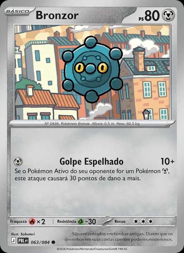 Bronzor, carta 063 de Escuridão Absoluta