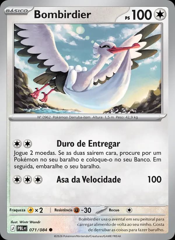 Bombirdier, carta 071 de Escuridão Absoluta