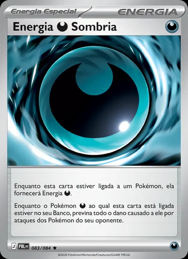 Energia Darkness Sombria, carta 083 de Escuridão Absoluta