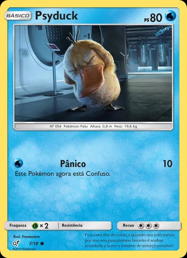 Psyduck, carta 7 de Detetive Pikachu