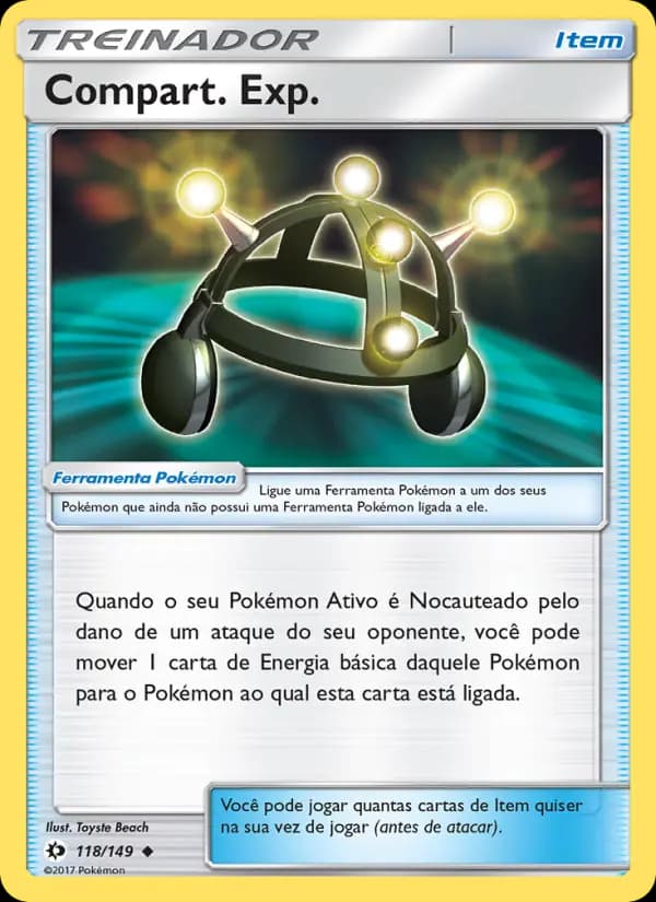Compart. Exp., carta 118 de Sol e Lua