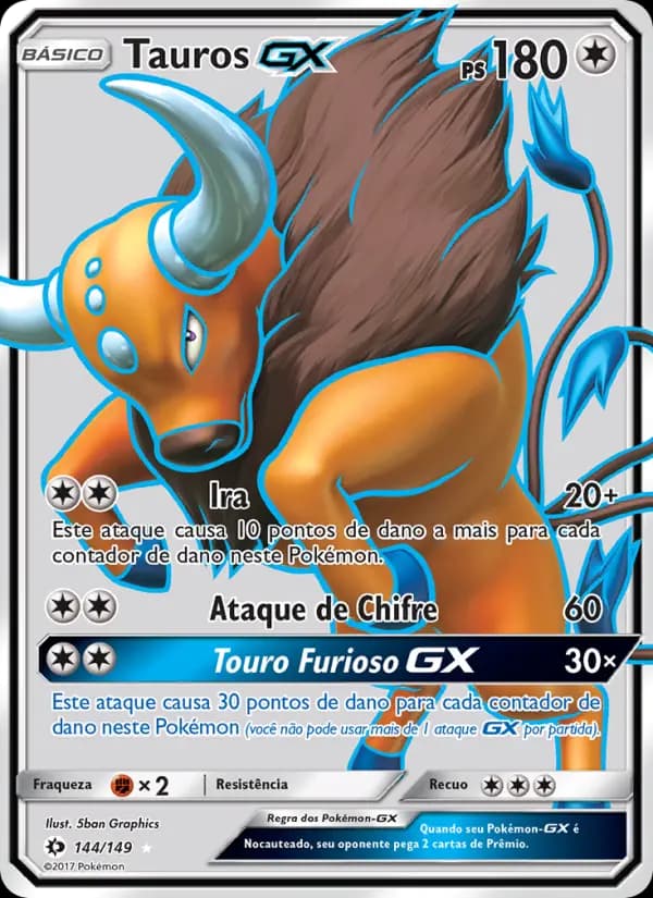 Tauros GX, carta 144 de Sol e Lua