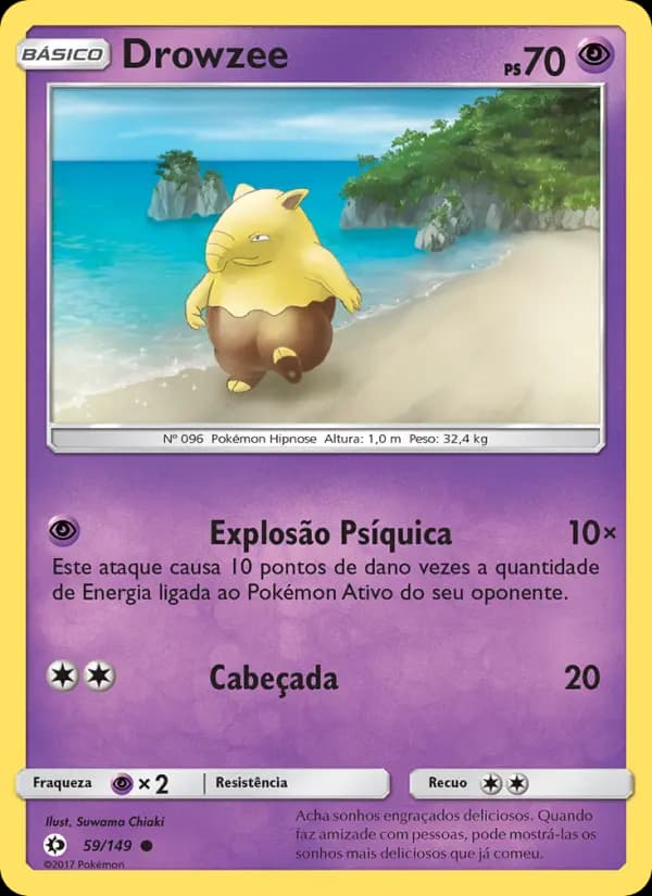Drowzee, carta 59 de Sol e Lua