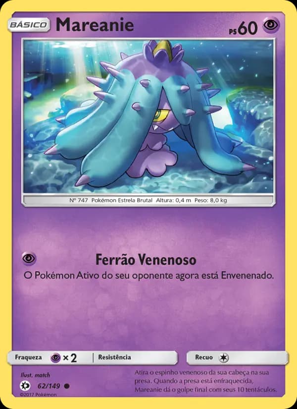 Mareanie, carta 62 de Sol e Lua