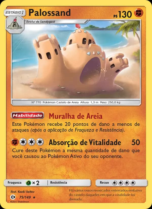Palossand, carta 75 de Sol e Lua