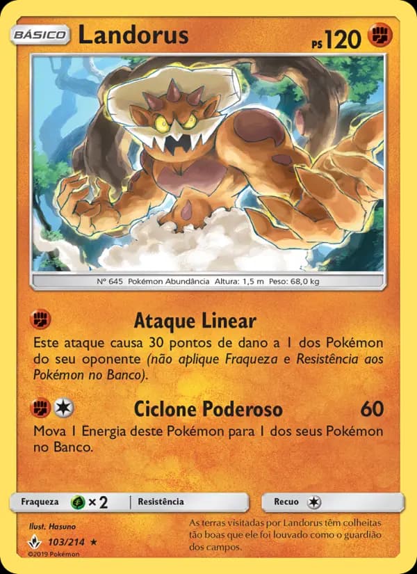 Landorus, carta 103 de Elos Inquebráveis