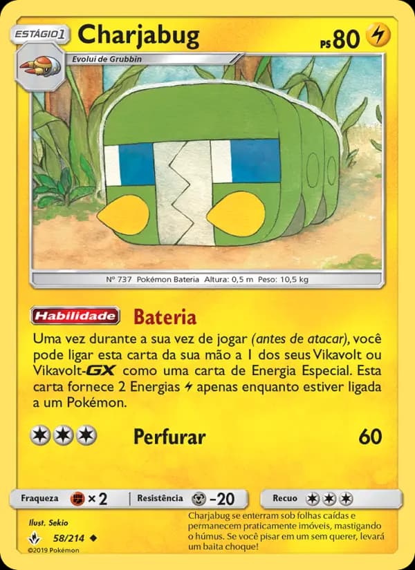 Charjabug, carta 58 de Elos Inquebráveis