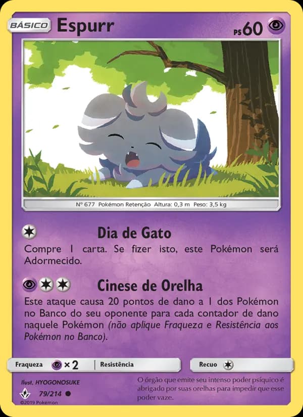 Espurr, carta 79 de Elos Inquebráveis
