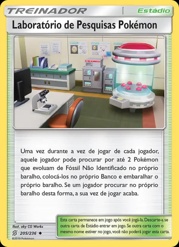 Laboratório de Pesquisas Pokémon, carta 205 de Sintonia Mental 