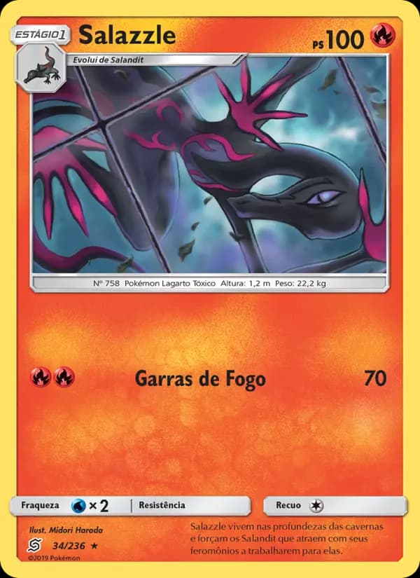Salazzle, carta 34 de Sintonia Mental 