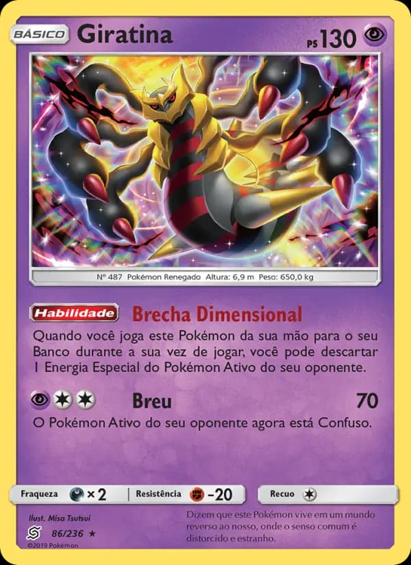 Giratina, carta 86 de Sintonia Mental 
