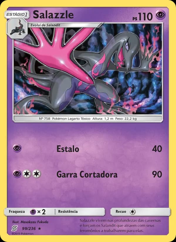 Salazzle, carta 99 de Sintonia Mental 