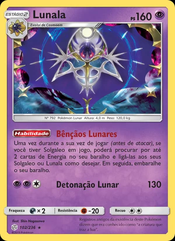 Lunala, carta 102 de Eclipse Cósmico