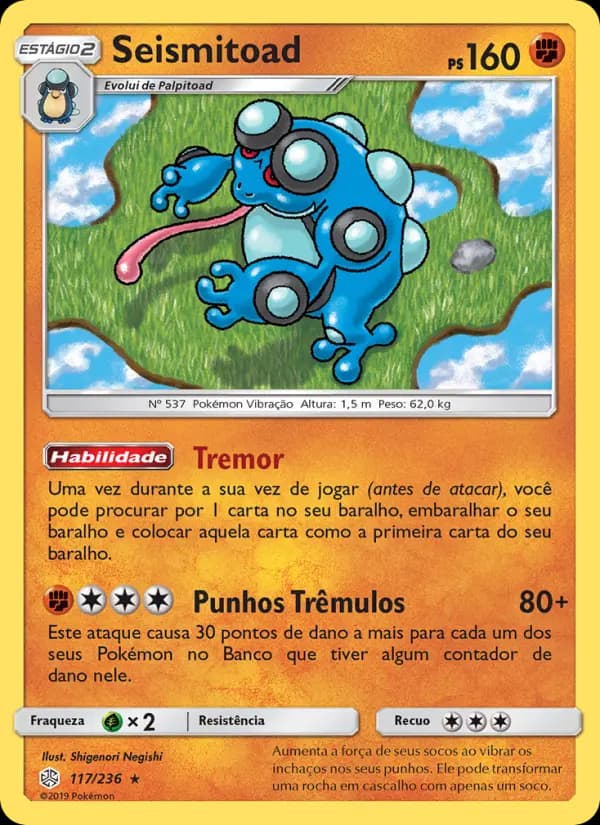 Seismitoad, carta 117 de Eclipse Cósmico