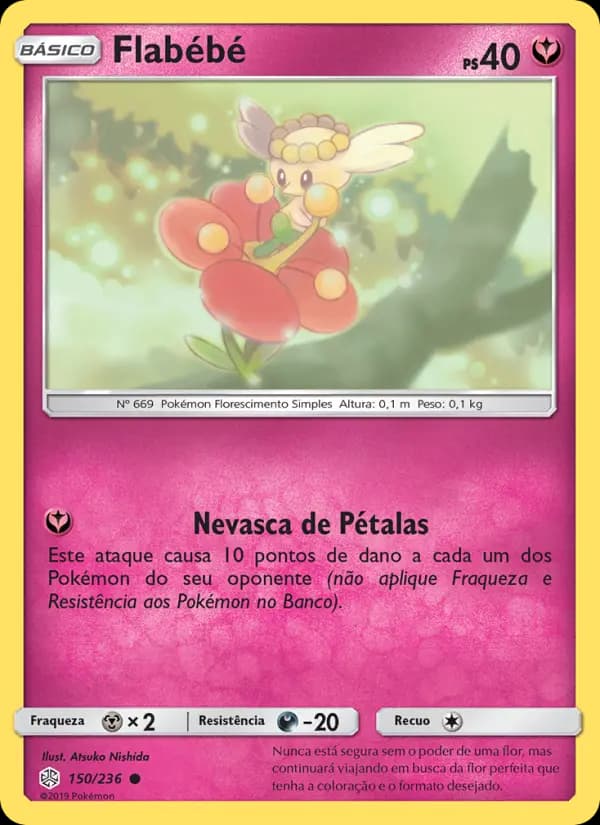 Flabébé, carta 150 de Eclipse Cósmico