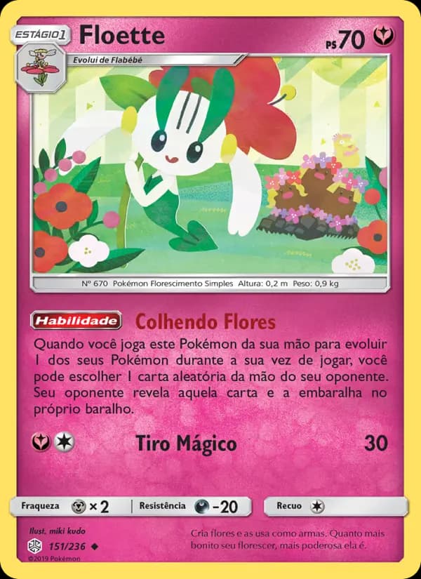 Floette, carta 151 de Eclipse Cósmico