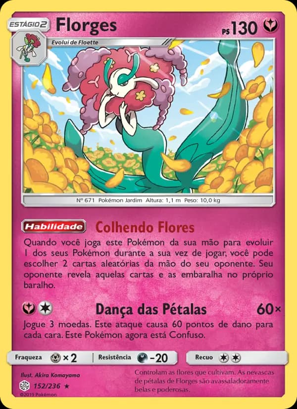 Florges, carta 152 de Eclipse Cósmico