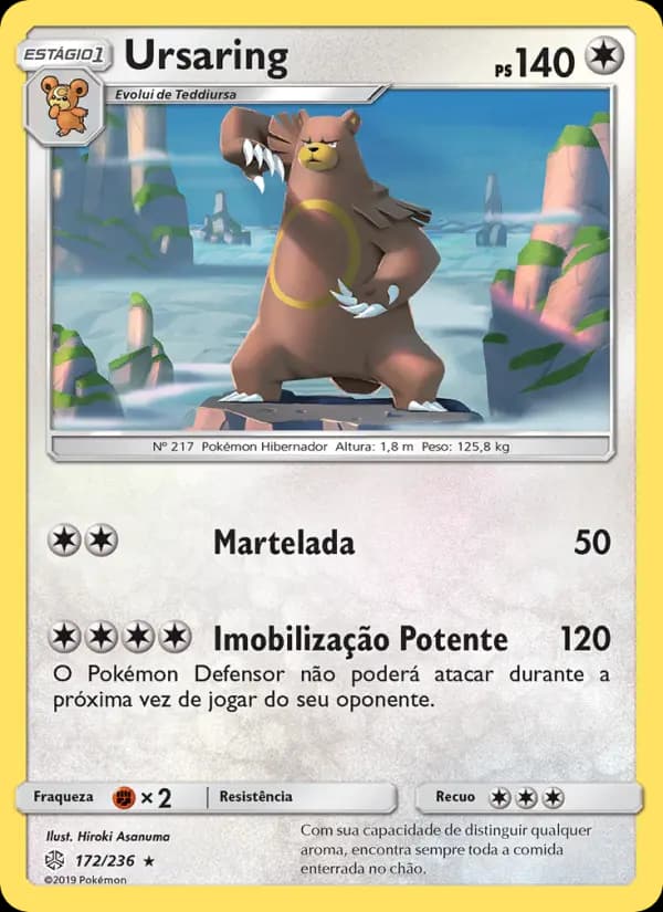 Ursaring, carta 172 de Eclipse Cósmico