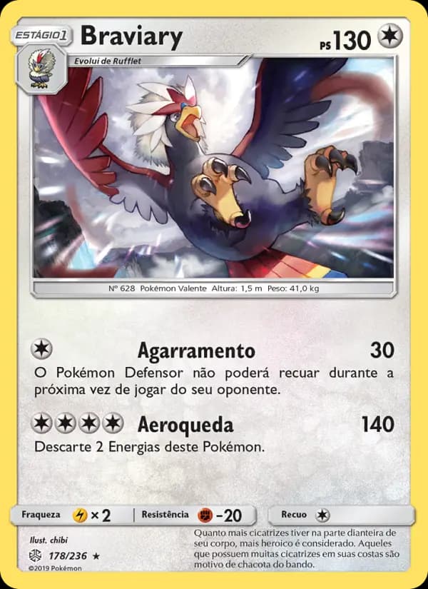 Braviary, carta 178 de Eclipse Cósmico