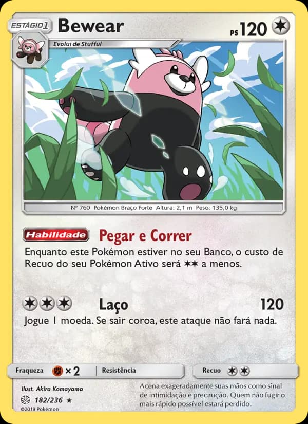 Bewear, carta 182 de Eclipse Cósmico
