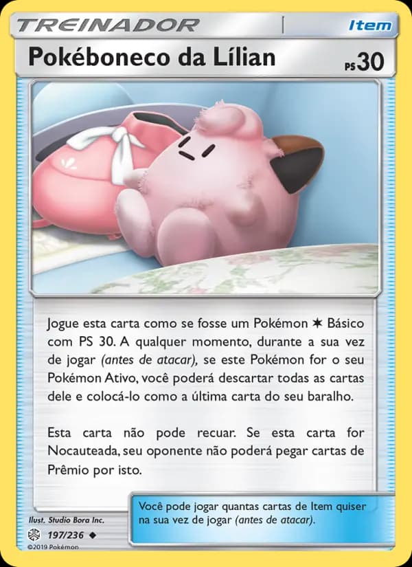 Pokéboneco da Lílian, carta 197 de Eclipse Cósmico
