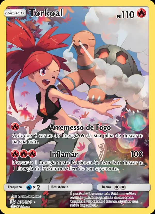 Torkoal, carta 237 de Eclipse Cósmico