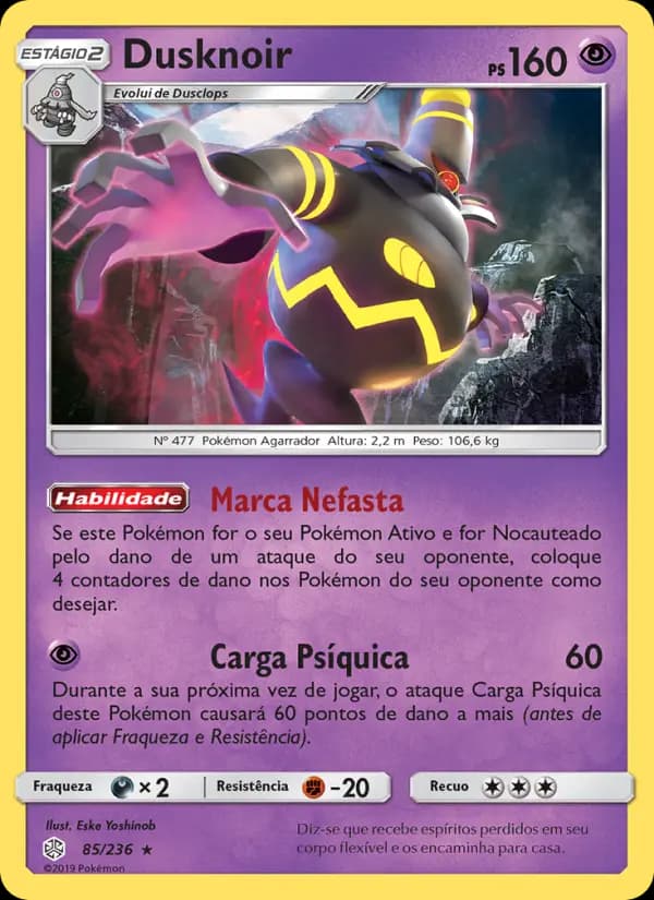 Dusknoir, carta 85 de Eclipse Cósmico