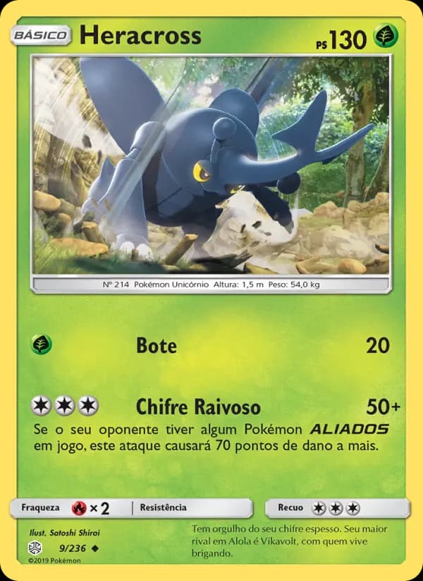 Heracross, carta 9 de Eclipse Cósmico