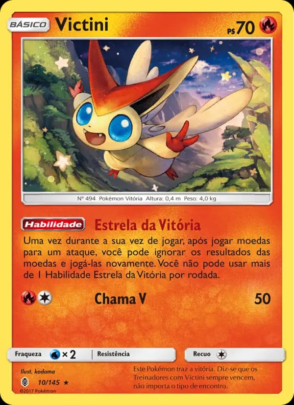 Victini, carta 10 de Guardiões Ascendentes