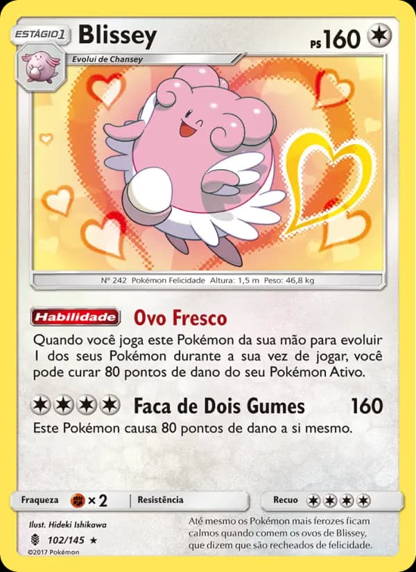 Blissey, carta 102 de Guardiões Ascendentes
