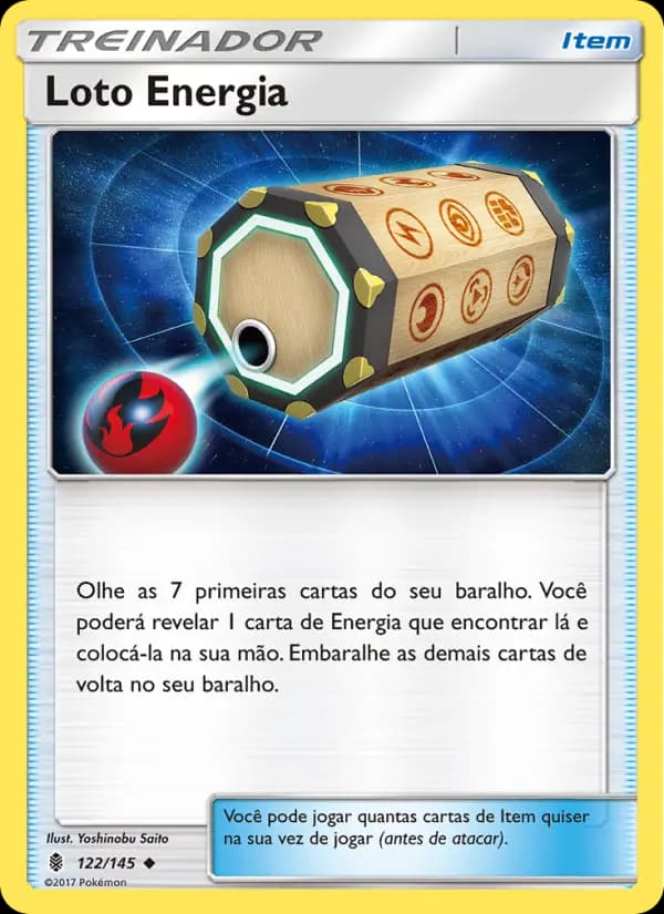 Loto Energia, carta 122 de Guardiões Ascendentes