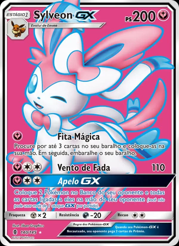 Sylveon GX, carta 140 de Guardiões Ascendentes