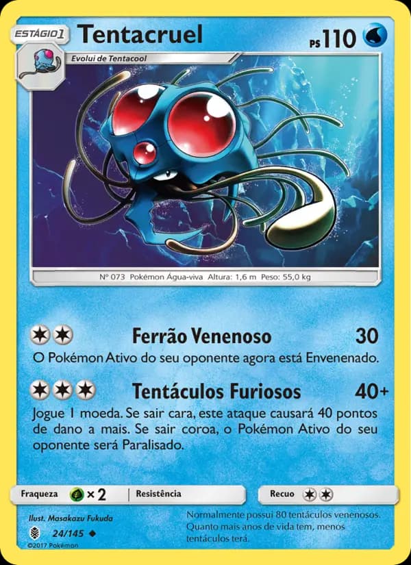 Tentacruel, carta 24 de Guardiões Ascendentes