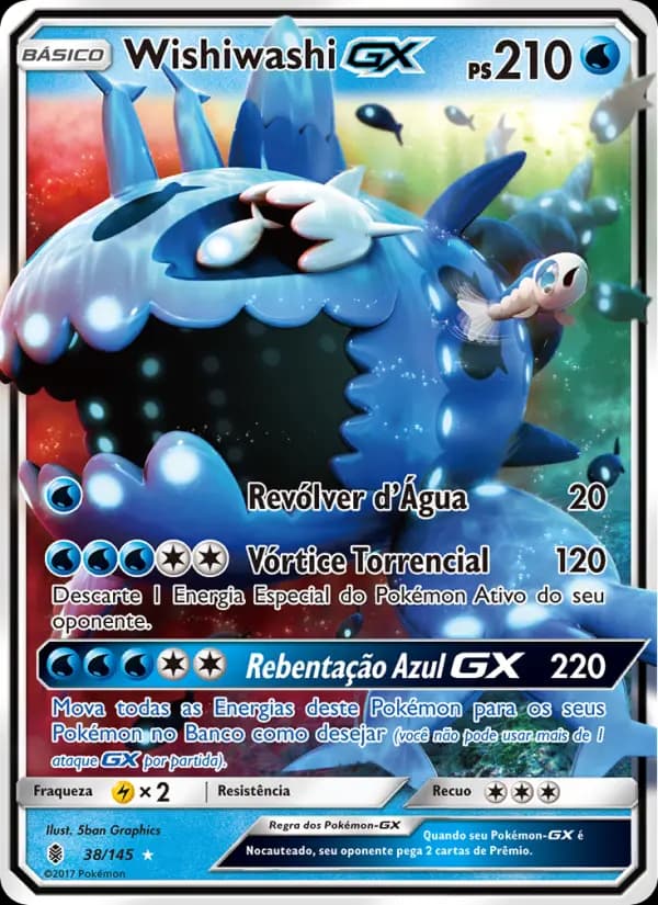 Wishiwashi GX, carta 38 de Guardiões Ascendentes