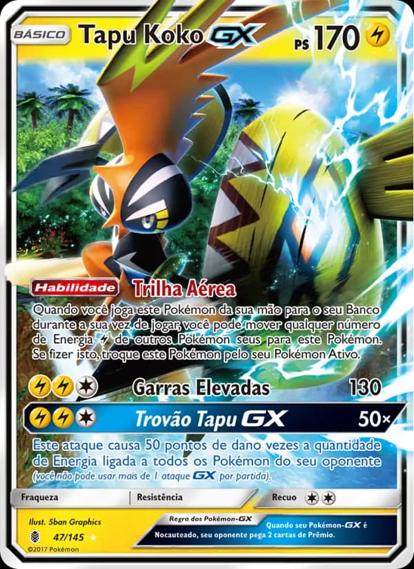 Tapu Koko GX, carta 47 de Guardiões Ascendentes