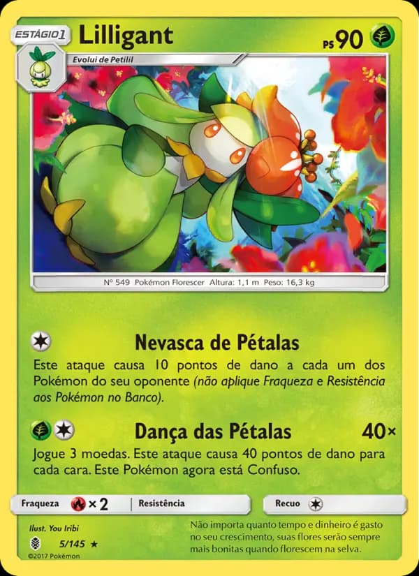Lilligant, carta 5 de Guardiões Ascendentes